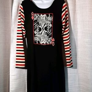 Queen of Hearts T-Shirt Hoodie 90's Vintage